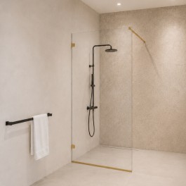 Frameless shower enclosures