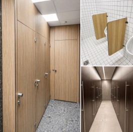 COMPACT PREMIUM shower partitions and toilet cubicles