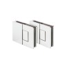 Shower door with wall panel IEVA PLUS QUADRO