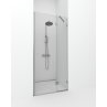 Shower door with wall panel IEVA PLUS QUADRO