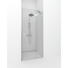 Shower door with wall panel IEVA PLUS QUADRO