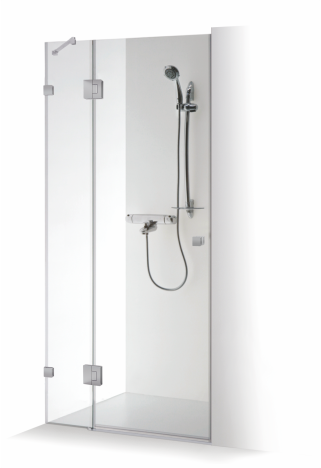 Shower door with wall panel IEVA PLUS QUADRO Shower door with wall panel IEVA PLUS QUADRO