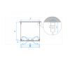Shower enclosure ERIKA PLIUS