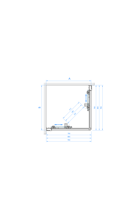 Shower enclosure RASA - BrastaGlass.com
